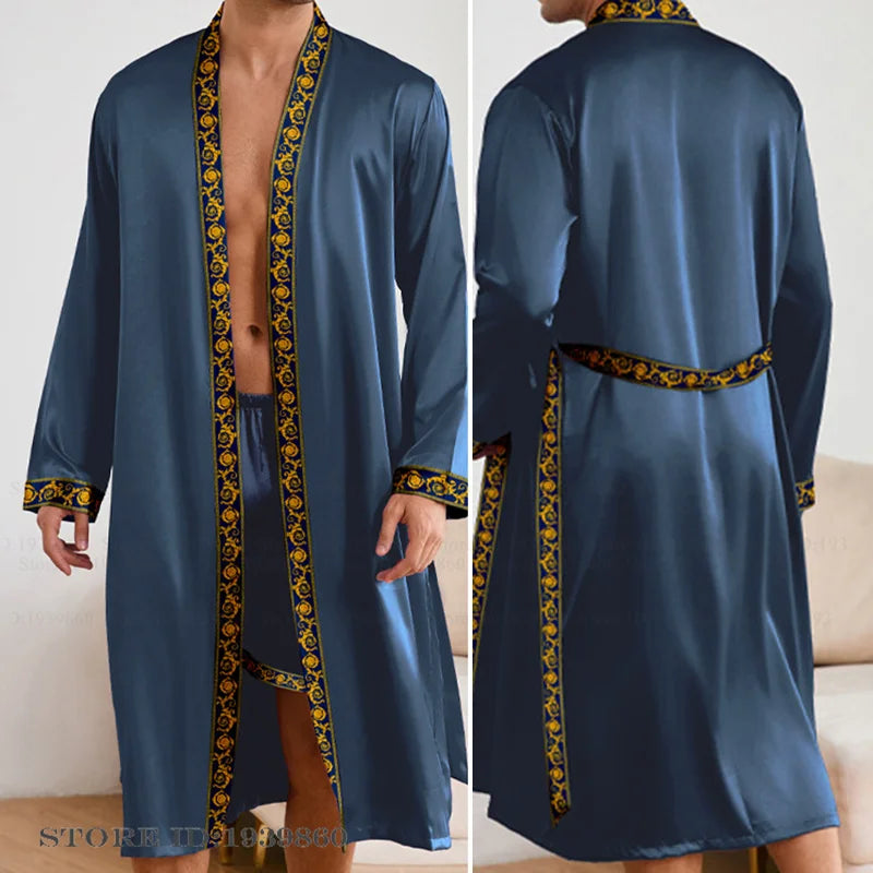 HAUS & HABITS Baroque Kimono Lounge Robe Set