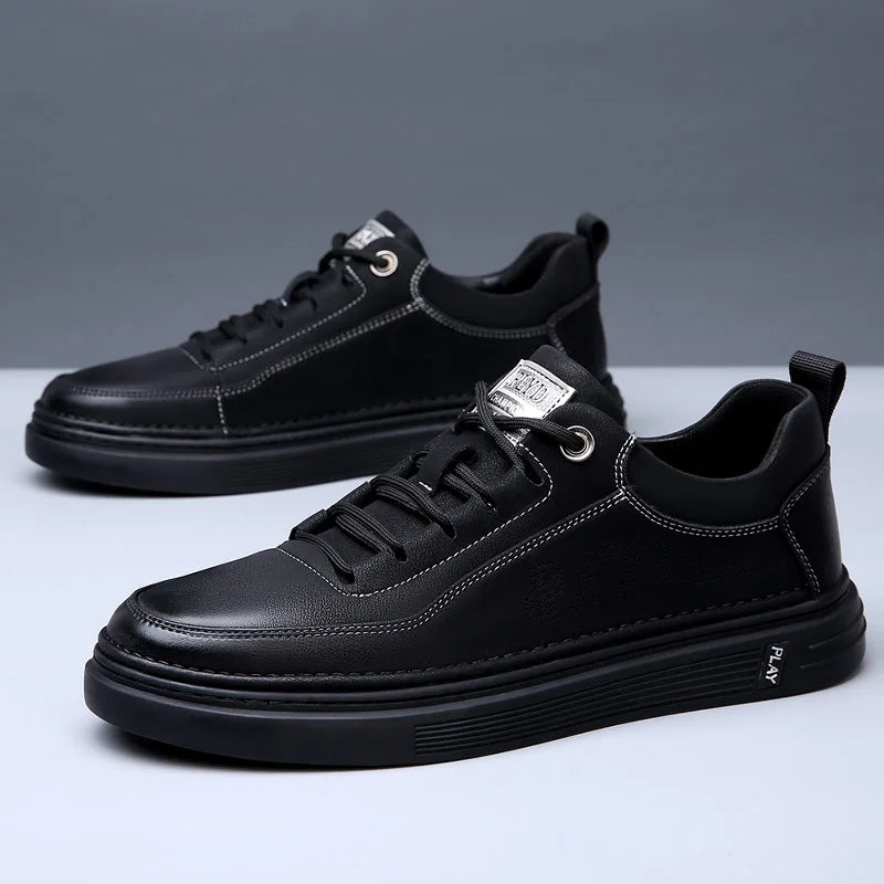 HAUS & HABITS Leather Slip-On Lounge Loafer