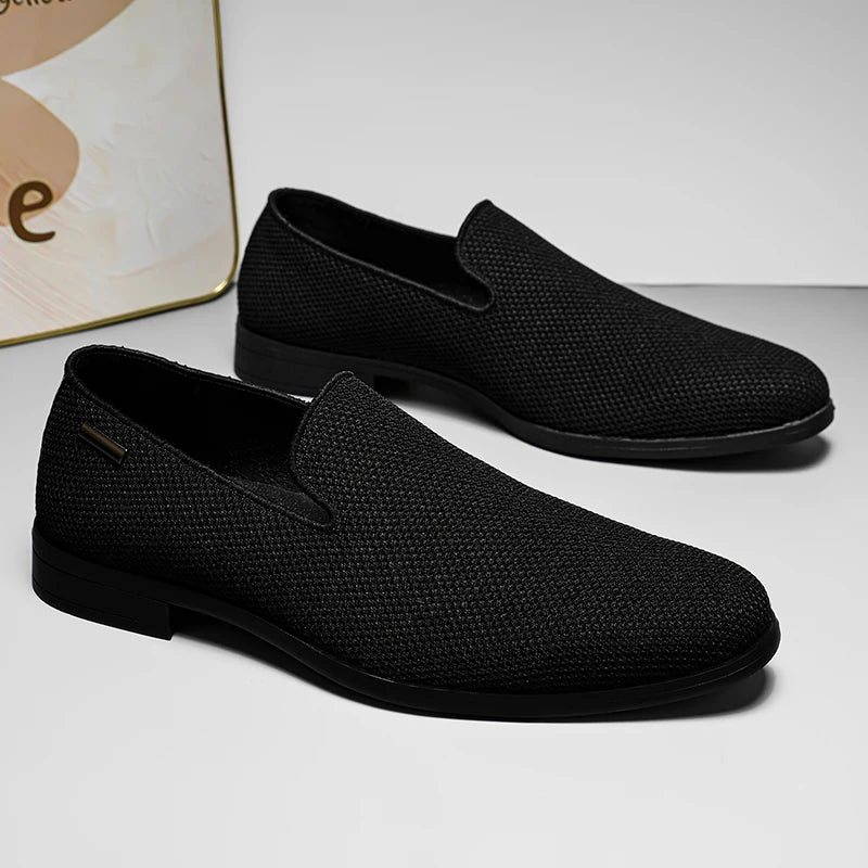 HAUS & HABITS Premium Handmade Dress Loafers – Men's Wedding & Formal Moccasins