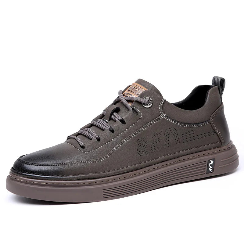 HAUS & HABITS Leather Slip-On Lounge Loafer