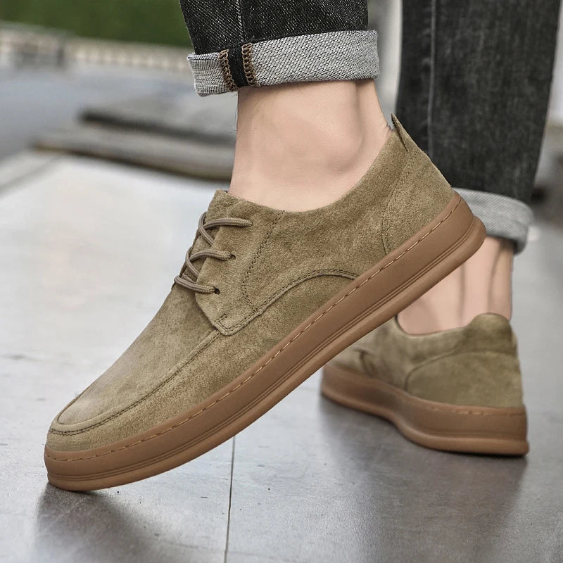 HAUS & HABITS Lightweight Lace-Up Sneakers – Men's Breathable Casual Sport Shoes