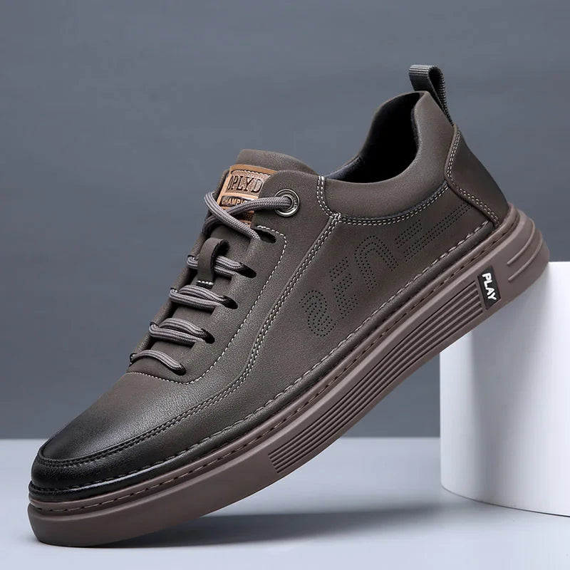 HAUS & HABITS Leather Slip-On Lounge Loafer