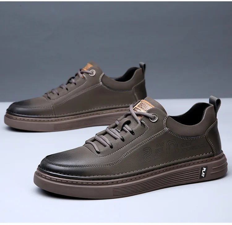 HAUS & HABITS Leather Slip-On Lounge Loafer