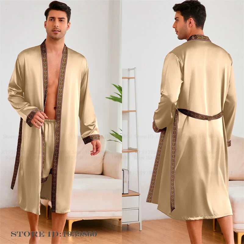 HAUS & HABITS Baroque Kimono Lounge Robe Set