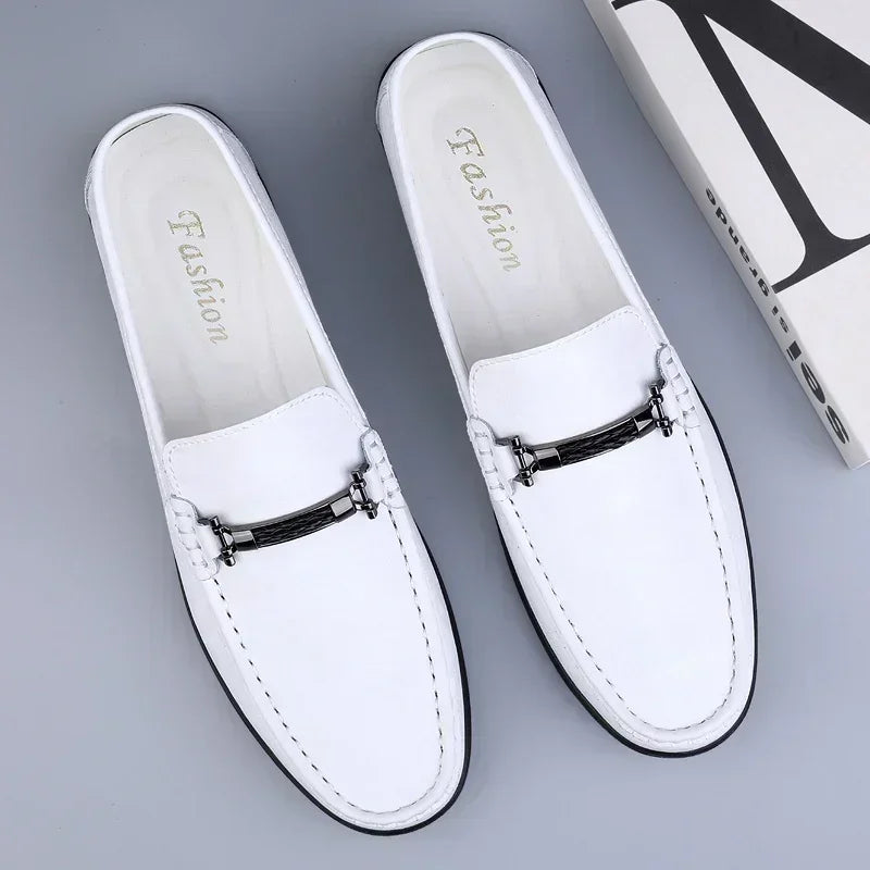 HAUS & HABITS Luxury Leather Driving Loafers – Men's Handmade Slip-On Flats