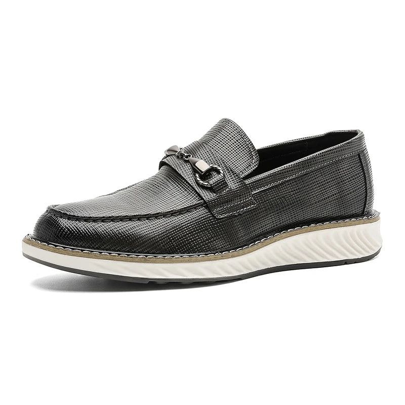 HAUS & HABITS Leather Slip-On Driving Loafer