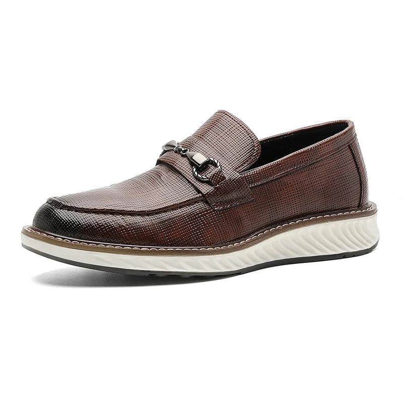 HAUS & HABITS Leather Slip-On Driving Loafer